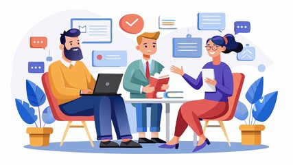 Obraz premium Through a rigorous interview process, they evaluate candidates' skills, knowledge, and cultural fit.