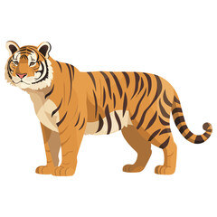 Obraz premium Tiger tiger illustration wildlife vector