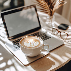 laptop and coffee ff