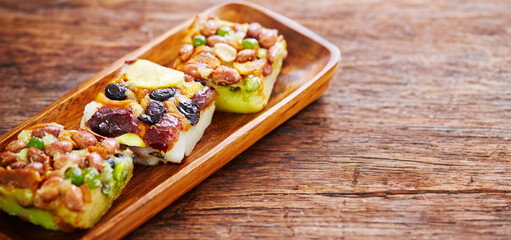 Korean traditional food rice cake