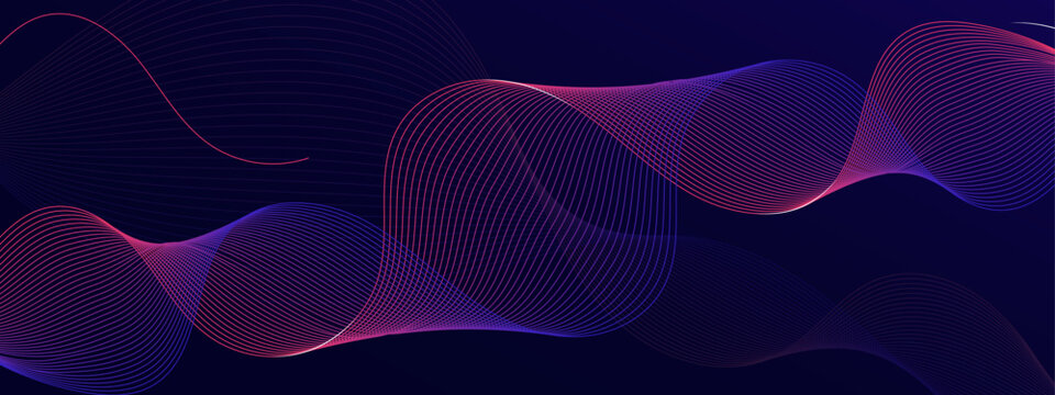 Purple wave abstract patterned background design