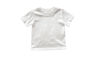Adorable Blank Toddler White Short-Sleeve T-Shirt, Perfect for DIY Designs and Custom Printing