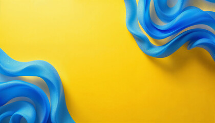 blue and yellow background