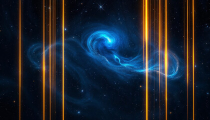 abstract background with stars