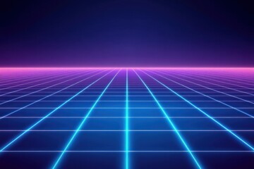 Retro Grid Background