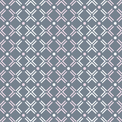 geometric ornament with lines and circles seamless abstract pattern ethnic background with ornamental decorative elements for fabric surface design packaging vector illustration