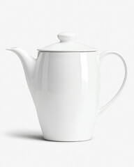 Fototapeta premium Modern ceramic teapot with simple shape, perfect for elegant tea service