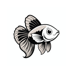 Decorative fish vector illustration 3