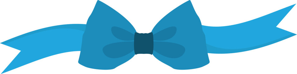 Colorful Butterfly ribbon Bow Graphic Design