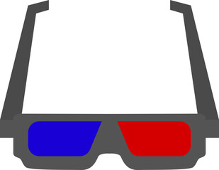 Grey 3D Glasses Theater