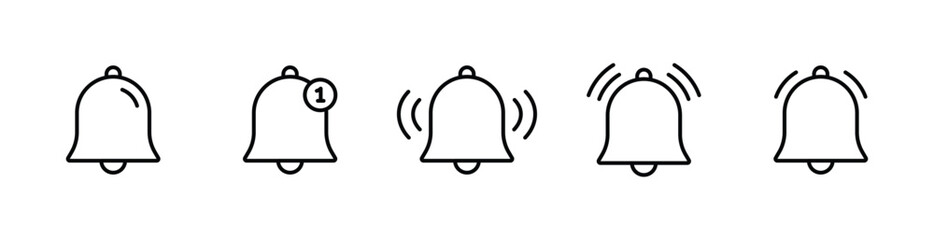 bell notification icon vector