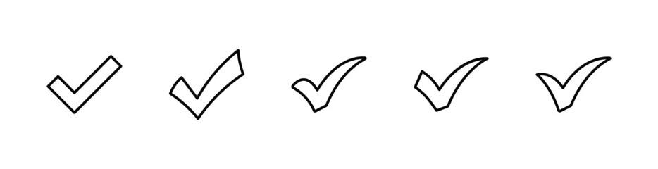 check mark icon vector