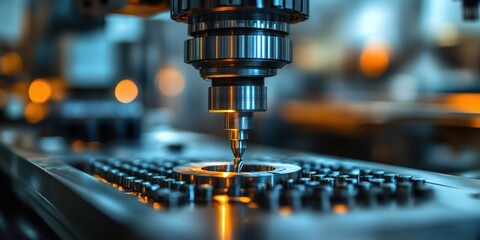 Precision Machining: Industrial Automation Close-up