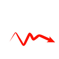 Red Arrow Graph Growth 