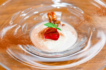 フランス料理　デザート　パンナコッタ
