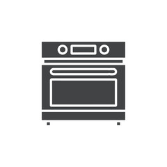 Obraz premium oven icon simple filled symbol vector
