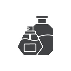 perfume icon simple filled symbol vector