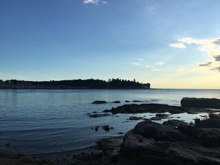 sunset over the sea