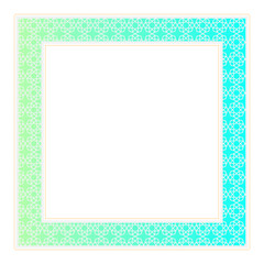 islamic full color geometric mandala ornament