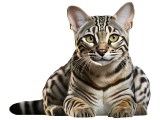 Adorable Toyger Kitten with Gorgeous Fur and Whiskers