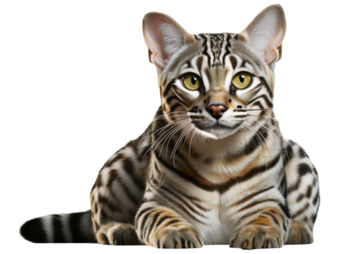 Adorable Toyger Kitten with Gorgeous Fur and Whiskers