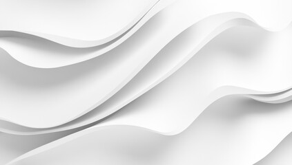 Abstract White Wave Design