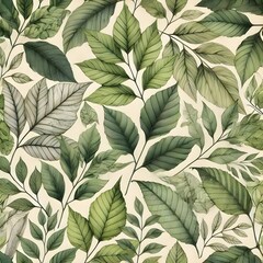 green leaves background