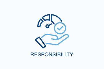 Responsibility Icon Or Logo Isolated Illustration