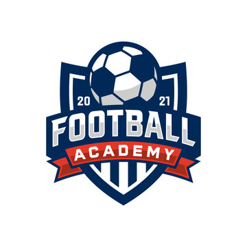 Logo Design Template for Soccer Team or Soccer Academy.