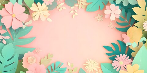 summer card with flowers. banner with peonies, woman's day, 8 march, Easter, mother's day, birthday card, anniversary, copy space