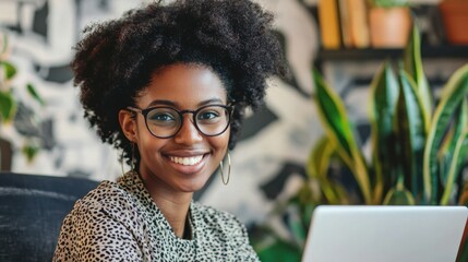 A hiring manager conducting a virtual resume interview via video call.