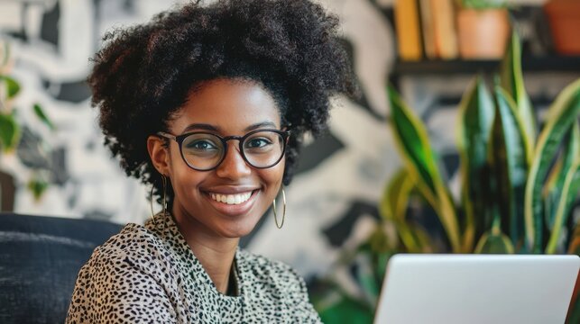 A hiring manager conducting a virtual resume interview via video call.