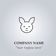 easter card with bunny