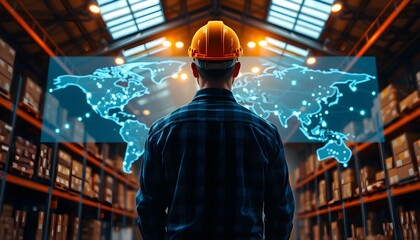 Obraz premium Navigating Global Trade: A Guide to Efficient Supply Chain Management