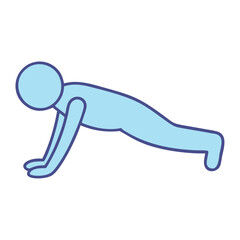 Push up Exercise Icon