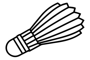 badminton shuttlecock silhouette