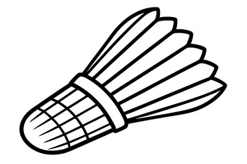 badminton shuttlecock silhouette