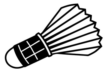 badminton shuttlecock silhouette