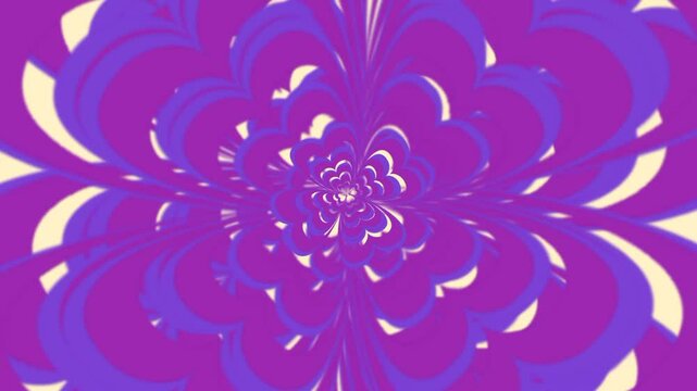 abstract background with flowers