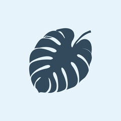 tropical leave frame art vector