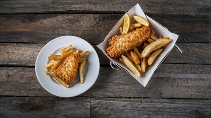 Fish and Chips. Generative AI