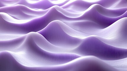 Obraz premium Abstract purple waves creating a serene pattern, evoking calmness and tranquility