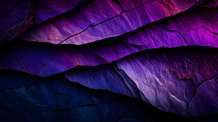 Moody stone texture with a stunning abstract design featuring shades of purple and blue.