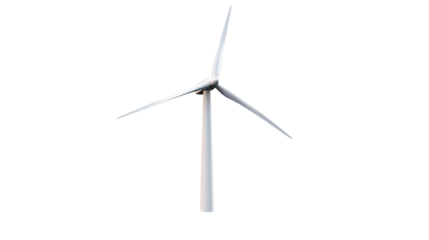 Clean Energy Sleek Wind Turbine Power Generation