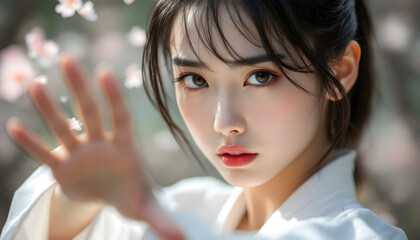 Fototapeta premium ファンタジーストーリー（桜が紡ぐ物語）