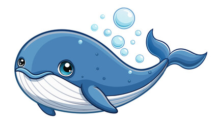 A beautiful  and adorable Whale