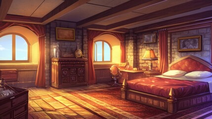 Medieval Castle Bedroom