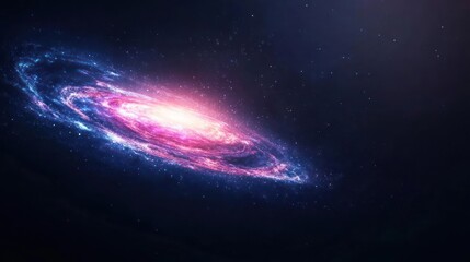 Obraz premium Spiral Galaxy In Deep Space