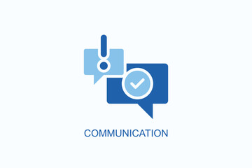Communication Icon Or Logo Isolated Illustration