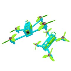 FPV Drone Racing freestyle sport flight. Hobby toys